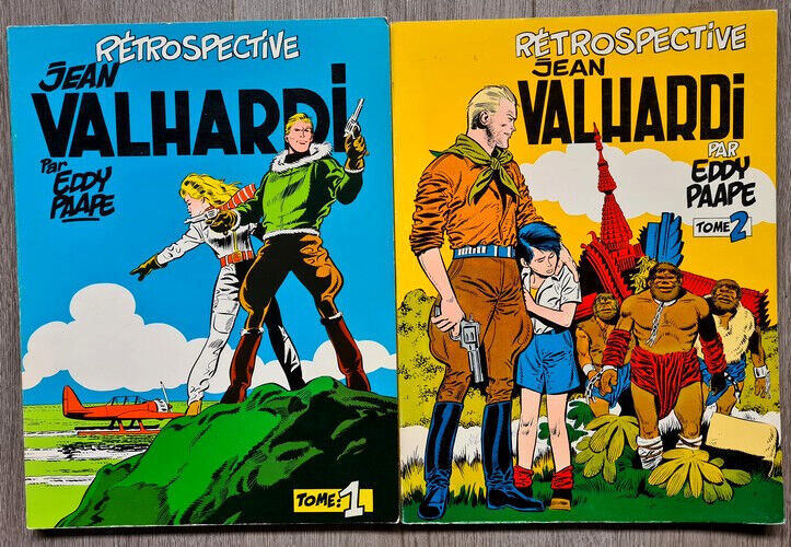 RARE EO MICHEL DELIGNE + EDDY PAAPE JEAN VALHARDI, RÉTROSPECTIVE, TOME 1 ET 2