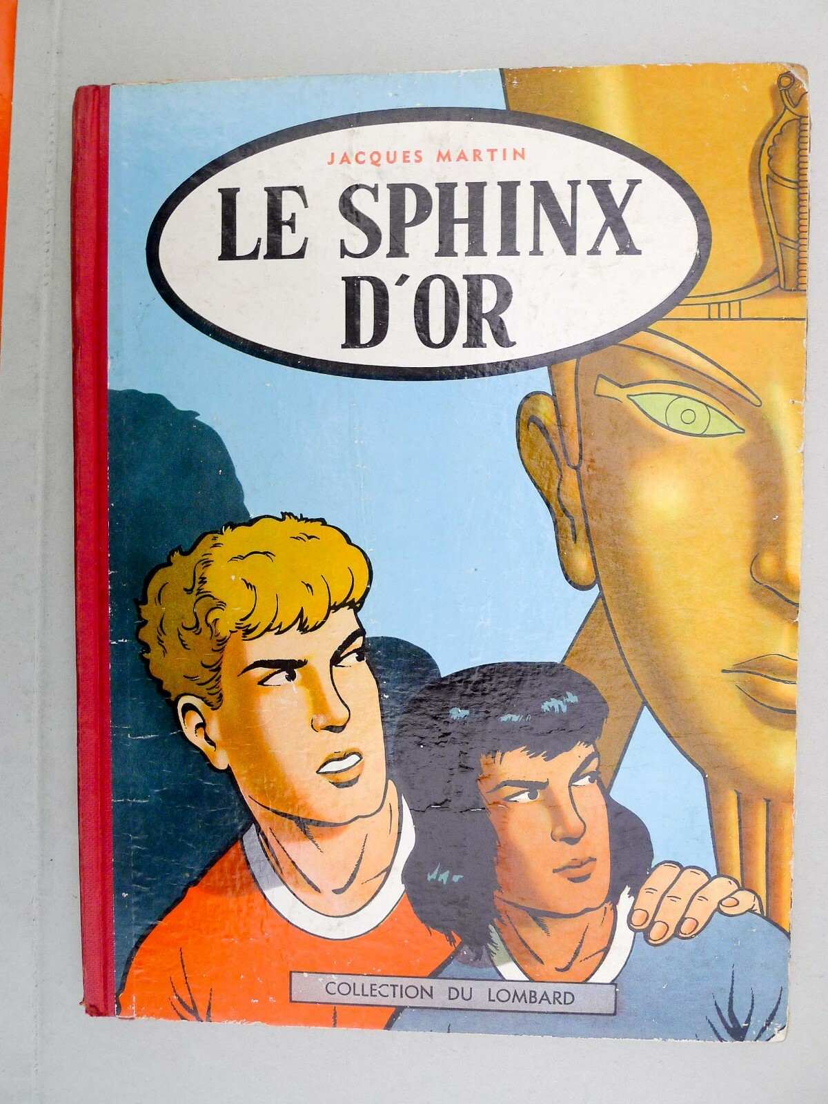 MARTIN Alix Le sphinx d'or eo 1956 peau d'ours rouge Le Puits 32 Lombard
