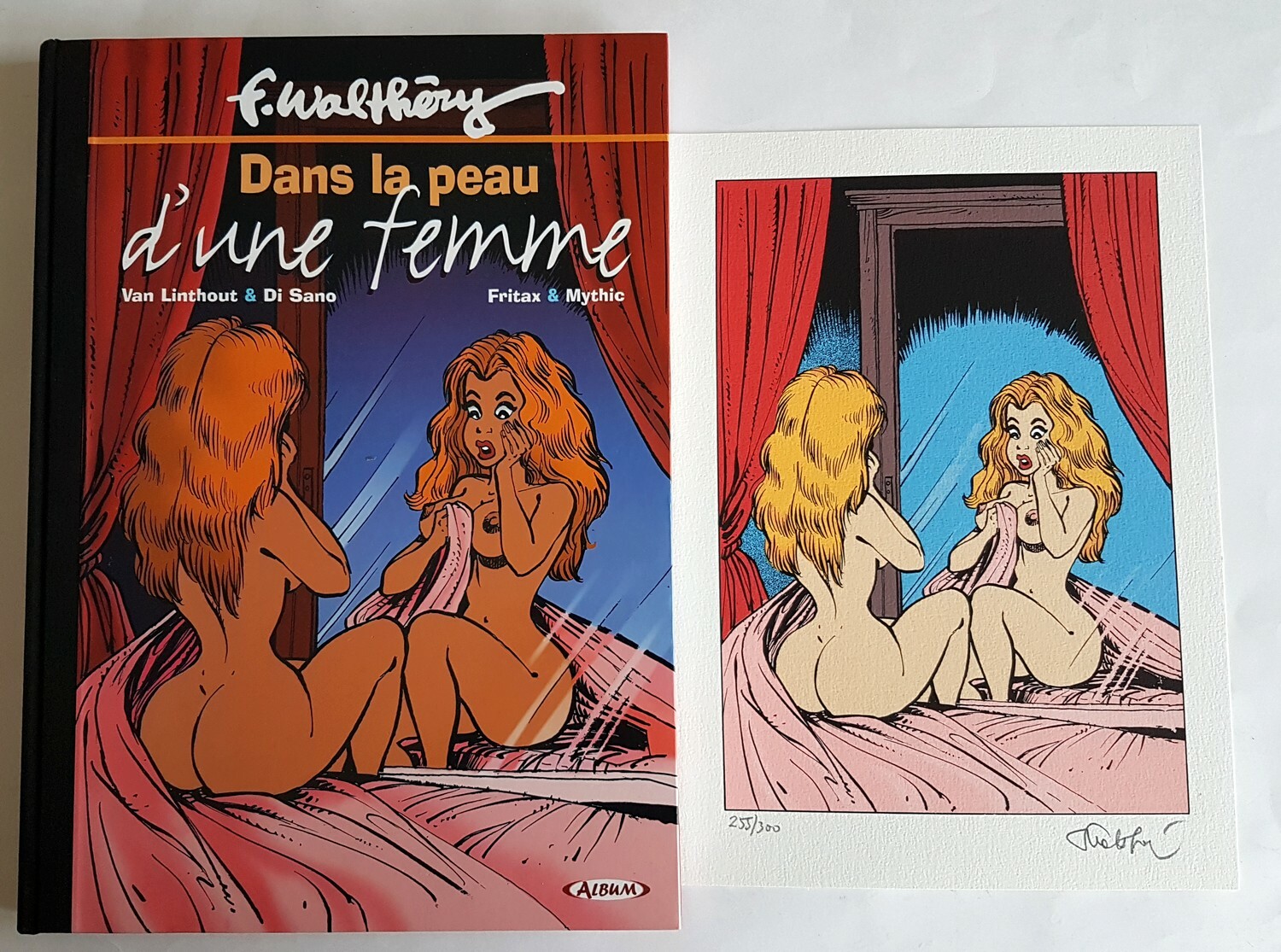 EO N° TT 330 EXEMPLAIRES FRANÇOIS WALTHÉRY + EX LIBRIS DANS LA PEAU D'UNE FEMME