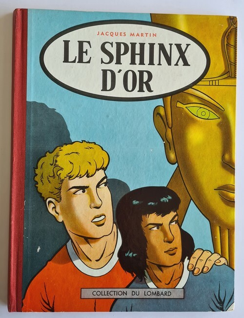 RARE EO 1956 JACQUES MARTIN + SUPERBE DESSIN ORIGINAL ALIX tome 2 LE SPHINX D'OR