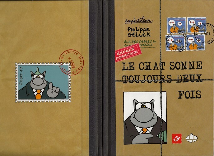 EO LUXE SPÉCIAL ANGOULÊME N° SIGNÉ PHILIPPE GELUCK LE CHAT SONNE TOUJOURS 2 FOIS