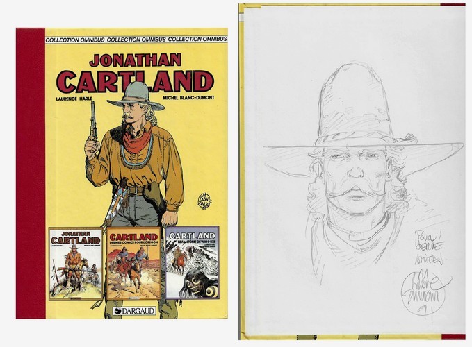 EO BLANC-DUMONT + HARLÉ + SUPERBE DESSIN ORIGINAL : JONATHAN CARTLAND OMNIBUS