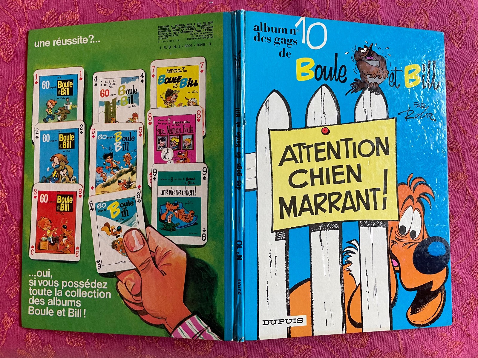 DES GAGS DE BOULE ET BILL 10 - Attention chien marrant ! - EO 1974 - TTBE - Roba