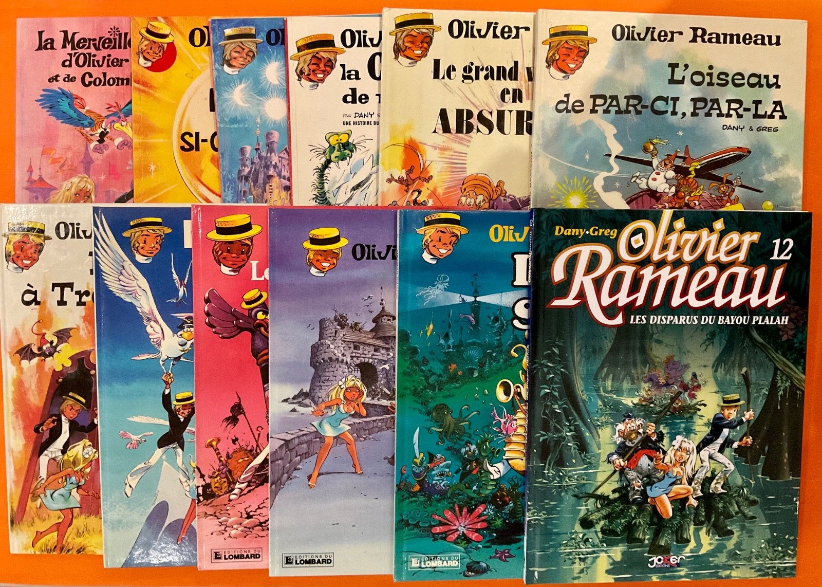 DANY OLIVIER RAMEAU SERIE COMPLETE 12 TOMES EO DARGAUD/LOMBARD EXCELLENT ÉTAT
