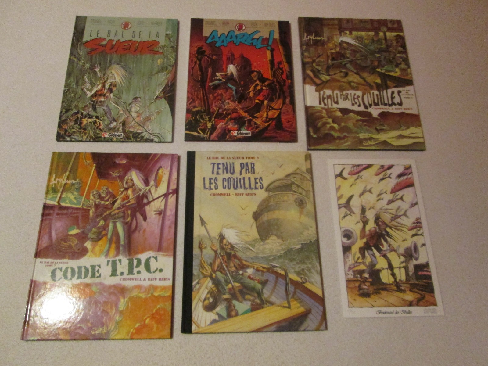 SERIE COMPLETE 80S ETAT NEUF SERGEI WLADI EO CROMWELL EX LIBRIS N/S ANITA BOMBA