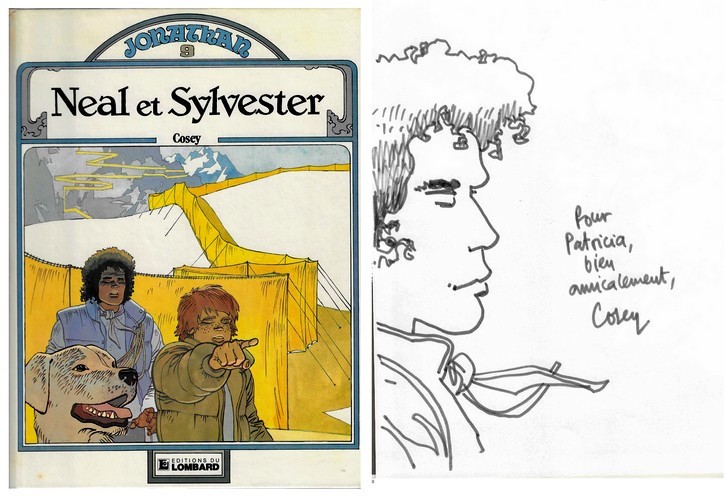1983 RARE EO COSEY + SUPERBE DESSIN ORIGINAL JONATHAN N ° 9 : NEAL ET SYLVESTER