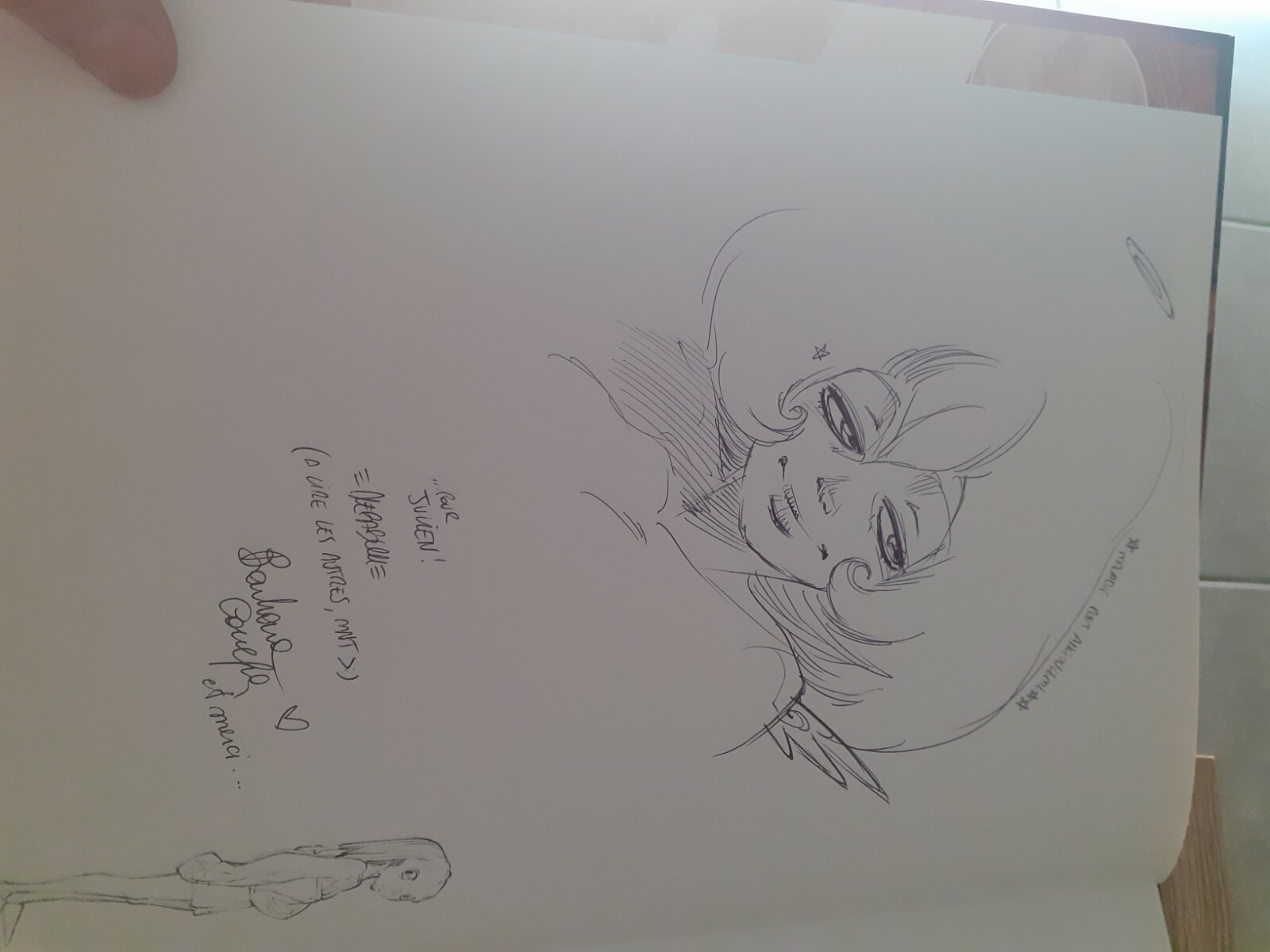 Duperbe Dedicace Canepa Dans Sky Doll Tome 3 En Eo 