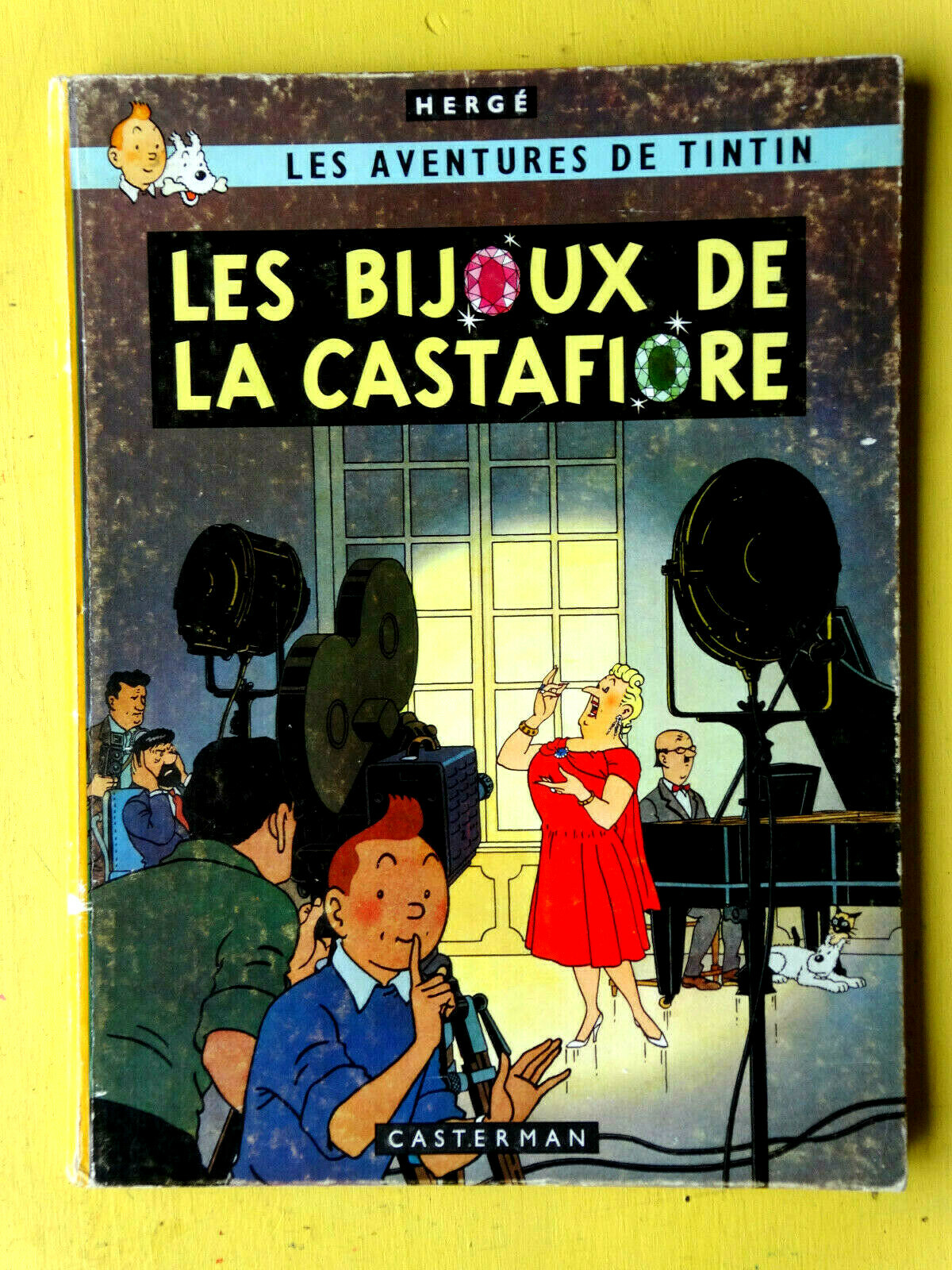 BD TINTIN Bijoux de la castafiore B34 1963 EO  belge BETAT COTE 1000E (Y4GC23)