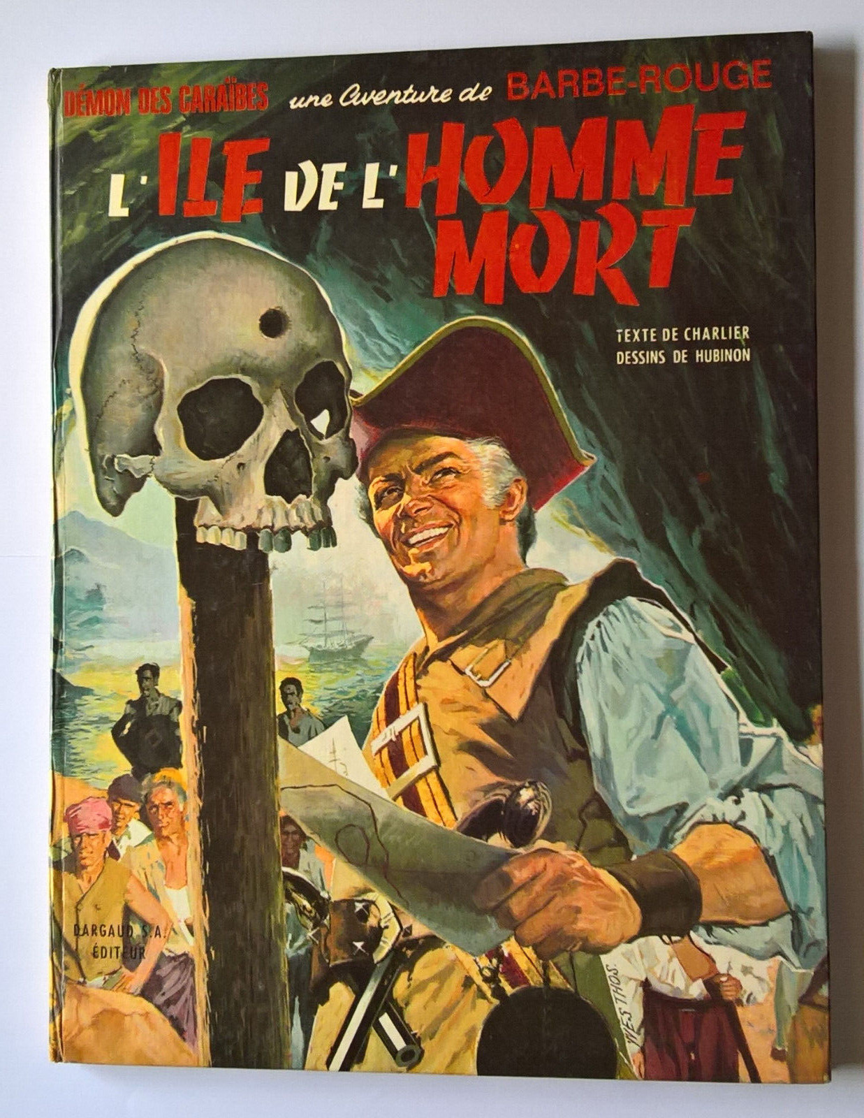 CHARLIER / HUBINON - Barbe-Rouge 7 - L'île de l'homme mort - EO 1967