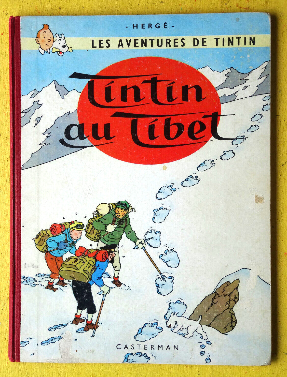 BD TINTIN  au tibet B29 EO FRANCAISE 1960 hergé COTE 400 TBETAT ET RARE Z1GC12