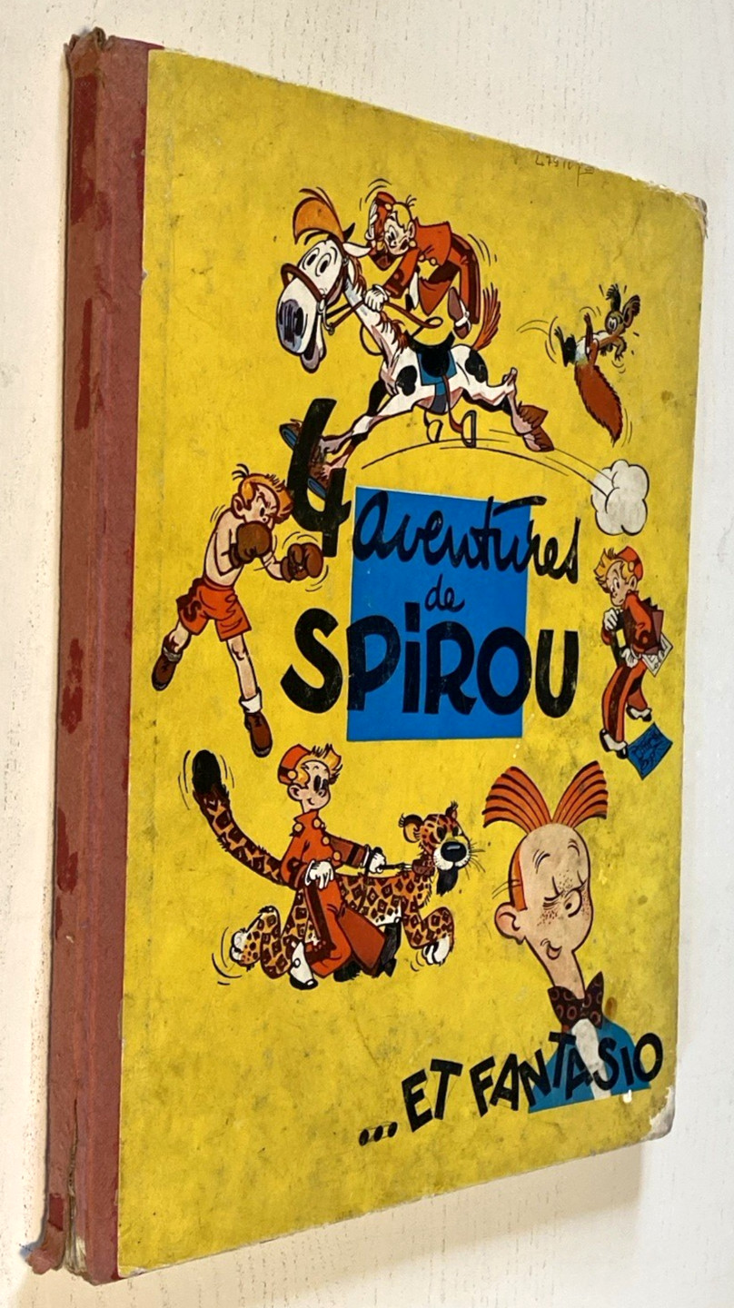 4 Aventures de SPIROU - 1d 1956 - EO Française - Bel Etat , cote 400 €.