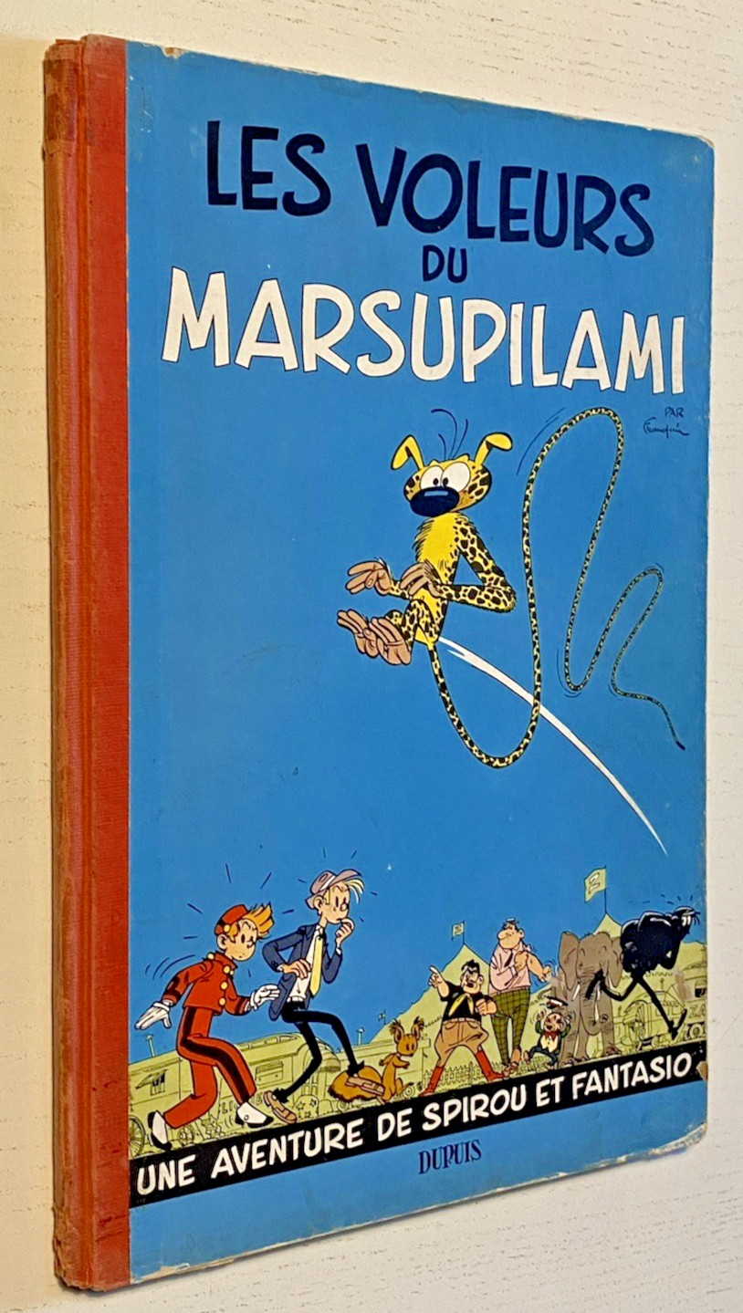 SPIROU et FANTASIO N°5 : Les Voleurs du Marsupilami - EO 1954 - Cote BDM 500€