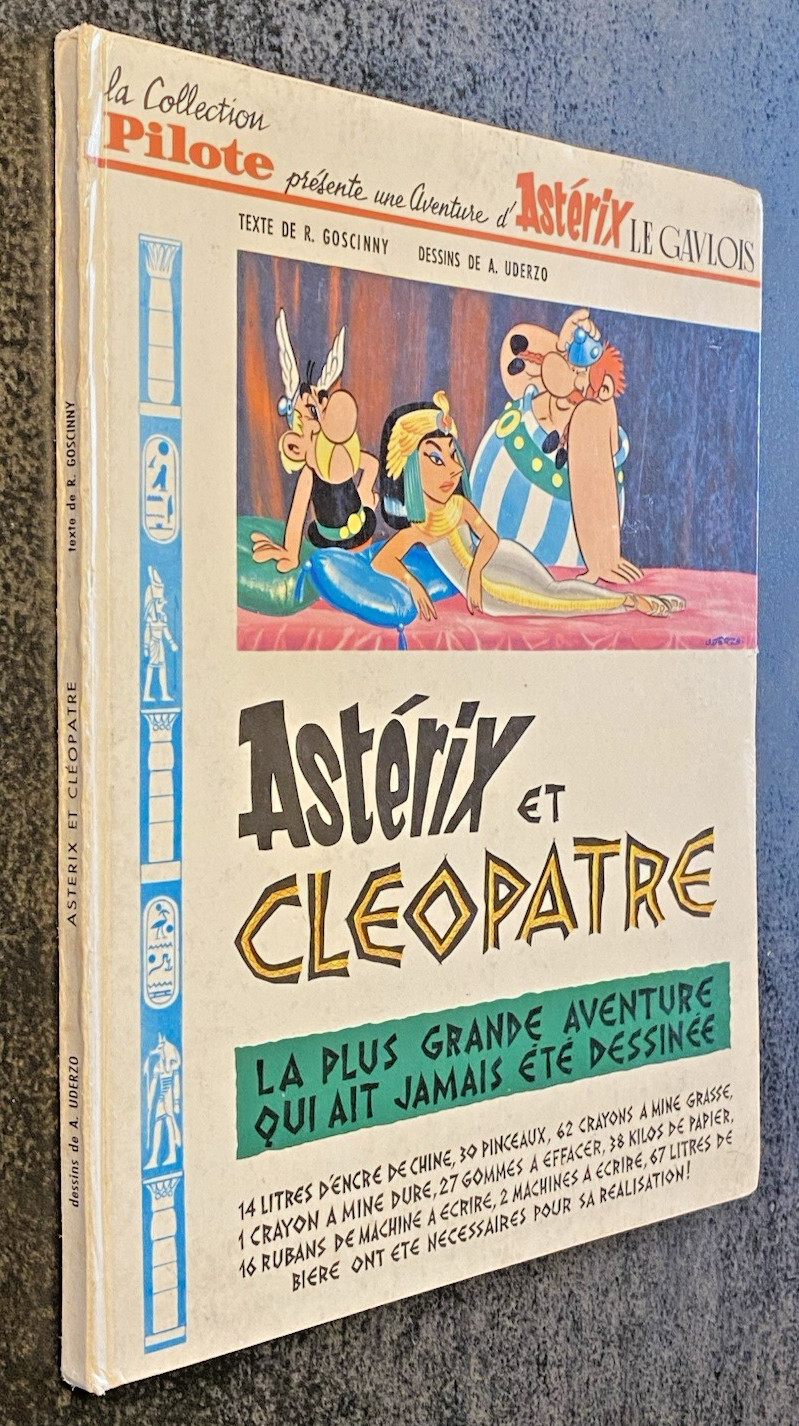 ASTERIX et Cléopatre - N° 6 Pilote EO Français- 1965 - Cote BDM 500 € - Bel Etat