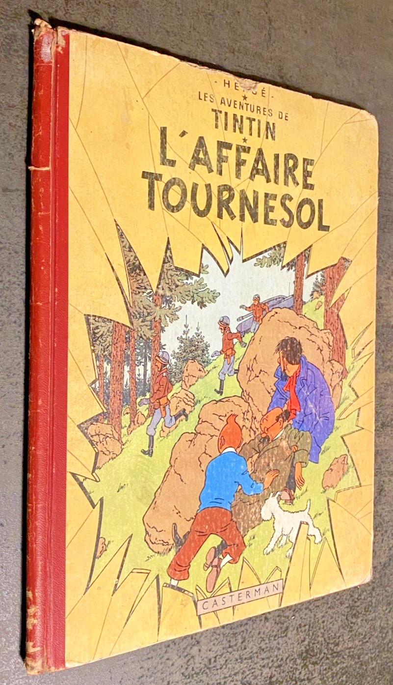 TINTIN : L'Affaire Tournesol EO Fr- N°2 - B19- 1956 - Cote BDM 1000 € - Bel Etat