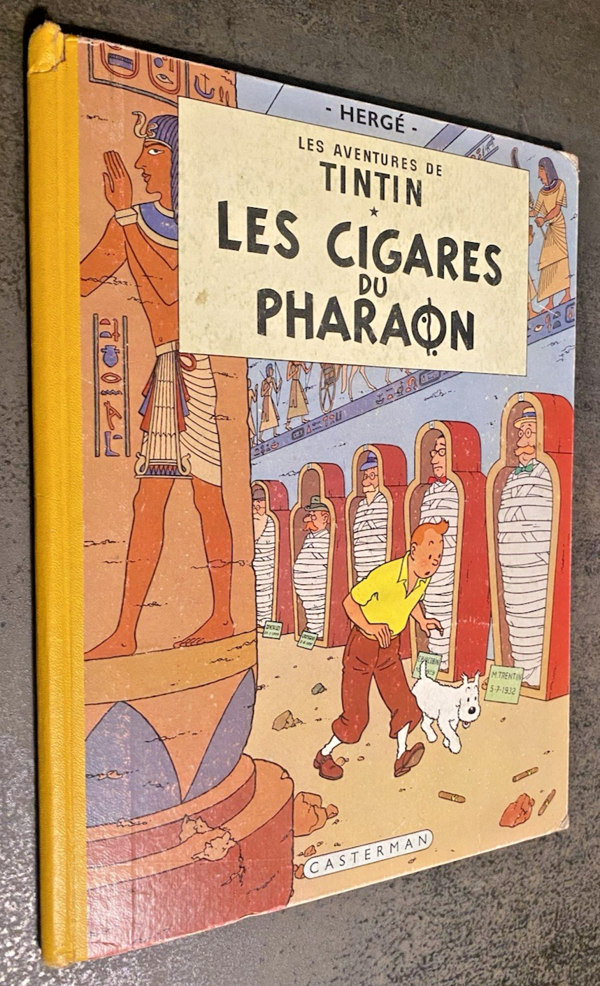 TINTIN : Les Cigares du Pharaon - N°1 EO Couleur - B14  - 1955 - Cote BDM 400  €