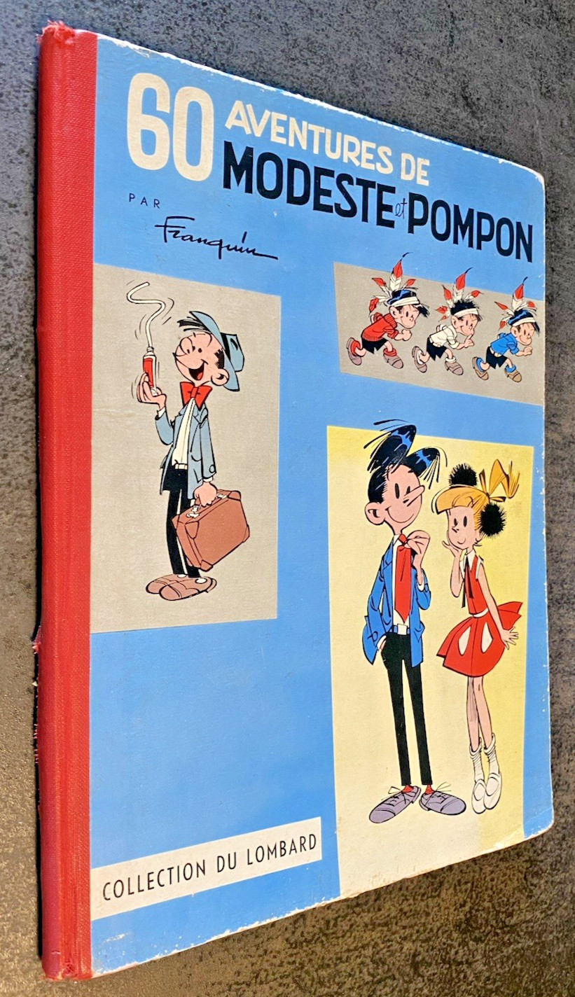 60 Aventures de MODESTE et POMPON - N°1 EO Belge 1958 - D7 - cote BDM 350 € - BE