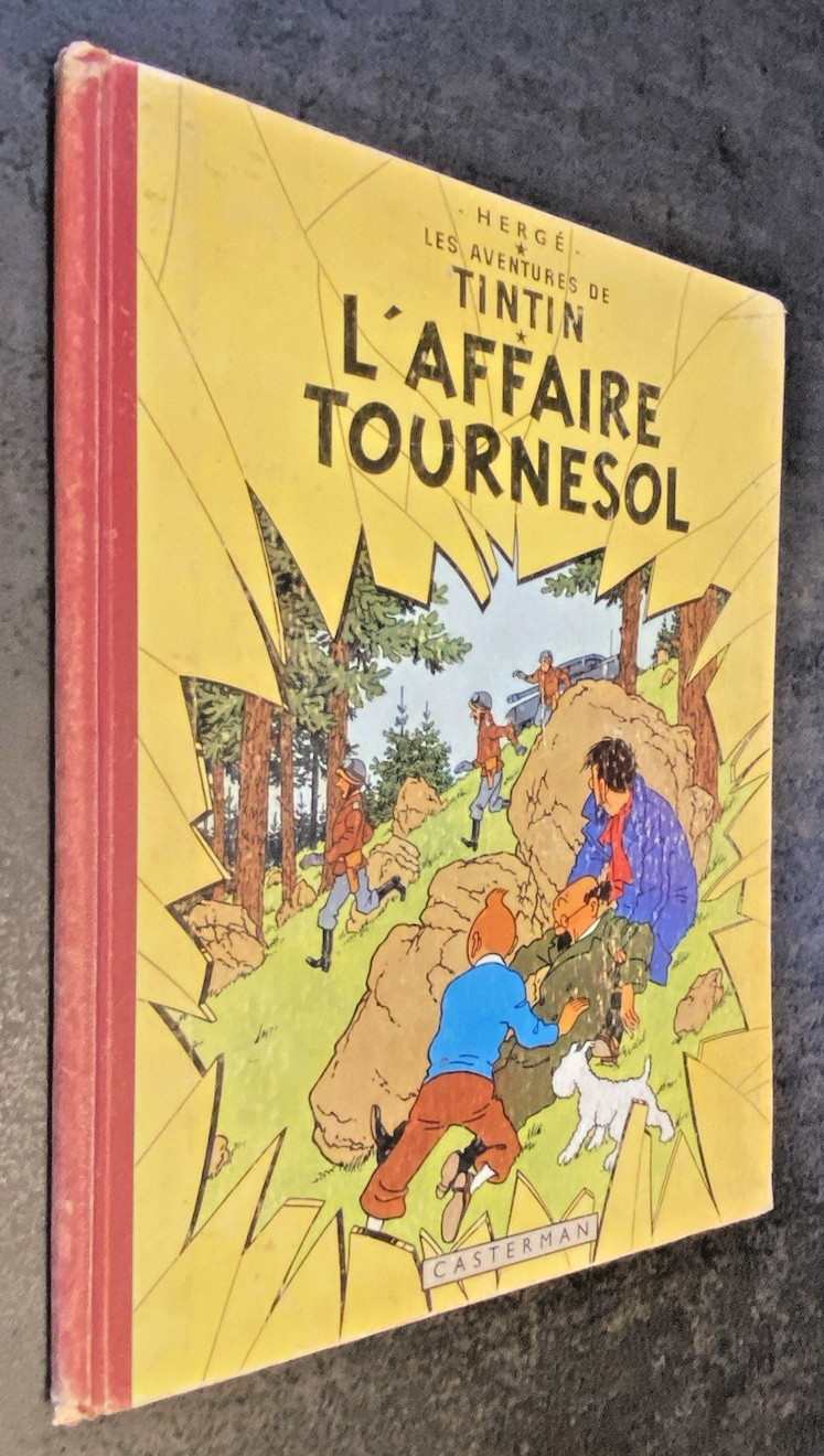 TINTIN : L'Affaire Tournesol EO Fr- N°2 - B19- 1956 - Cote BDM 1000 € - Bel Etat