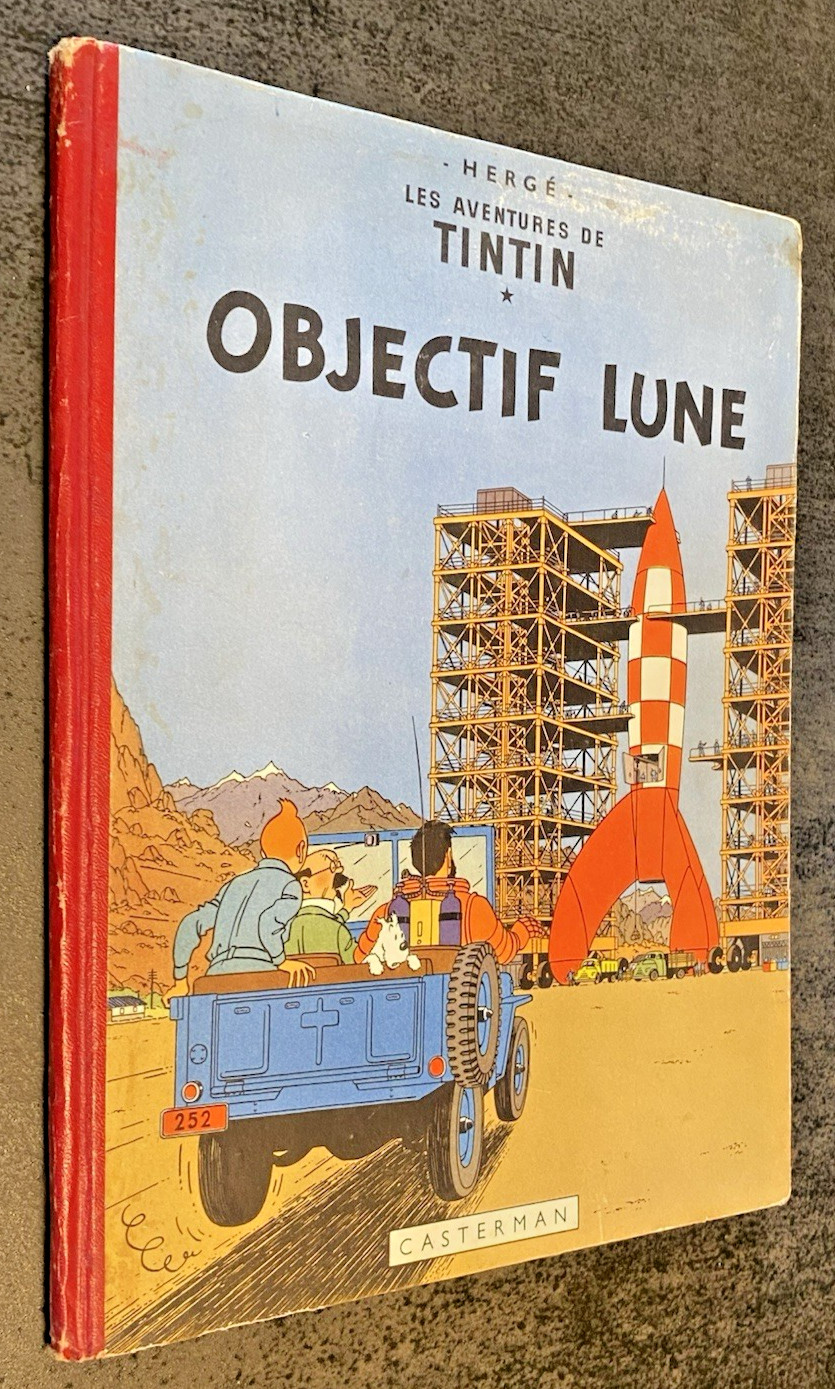 TINTIN : Objectif Lune - N°1 -  B8 EO Belge 1953 - Cote 800 € - Bel Etat