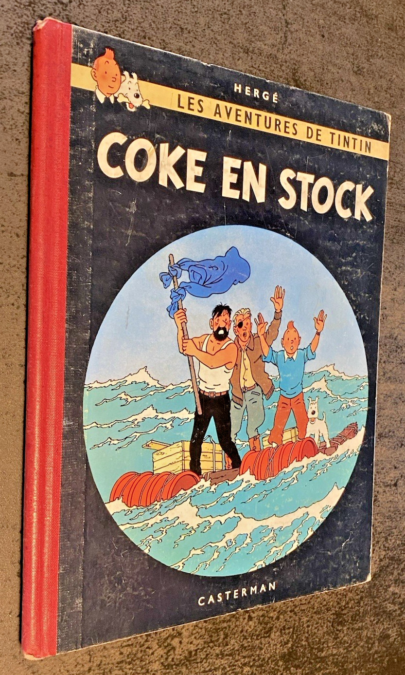 TINTIN : Coke en Stock - N°1 - B24 - EO Franç - 1958 - Cote BDM 700 € - Bel Etat