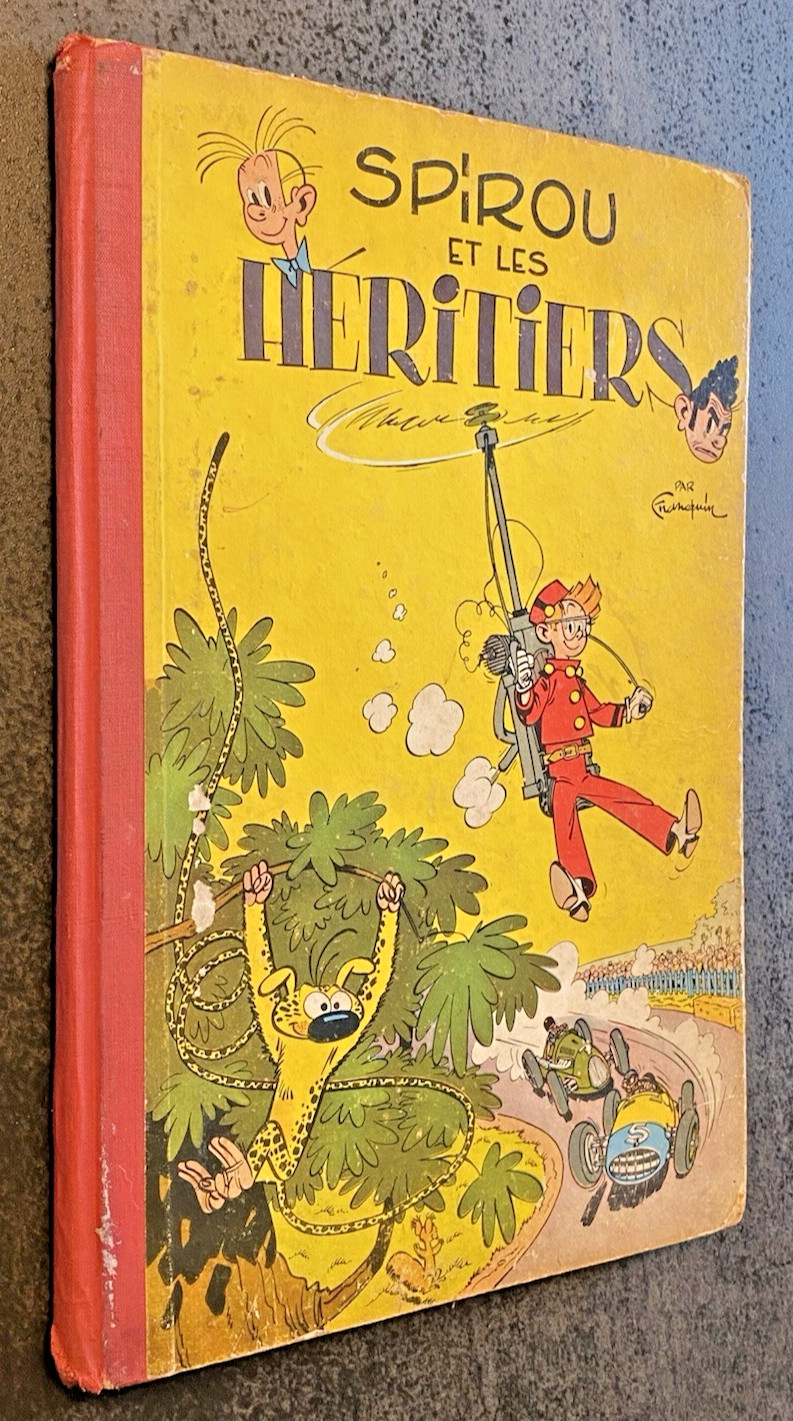 SPIROU et les Héritiers - N° 4 - EO Belge 1952 - Etat T. Correct- Cote BDM 600 €