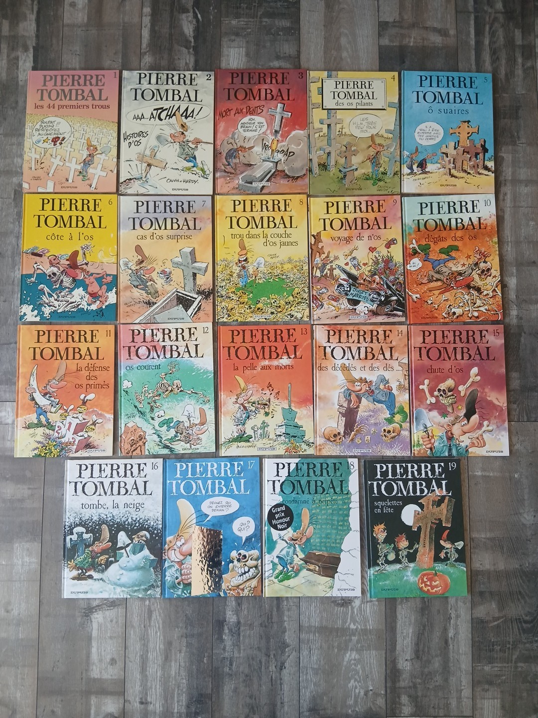 HARDY PIERRE TOMBAL SERIE COMPLETE DU 1 AU 19  EO TBE