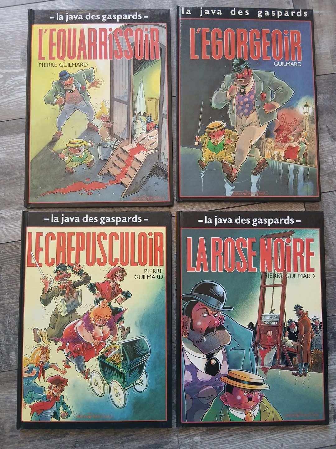 GUILMARD  LA JAVA DES GASPARDS   SERIE COMPLETE EO  1990 / 1992   TBE