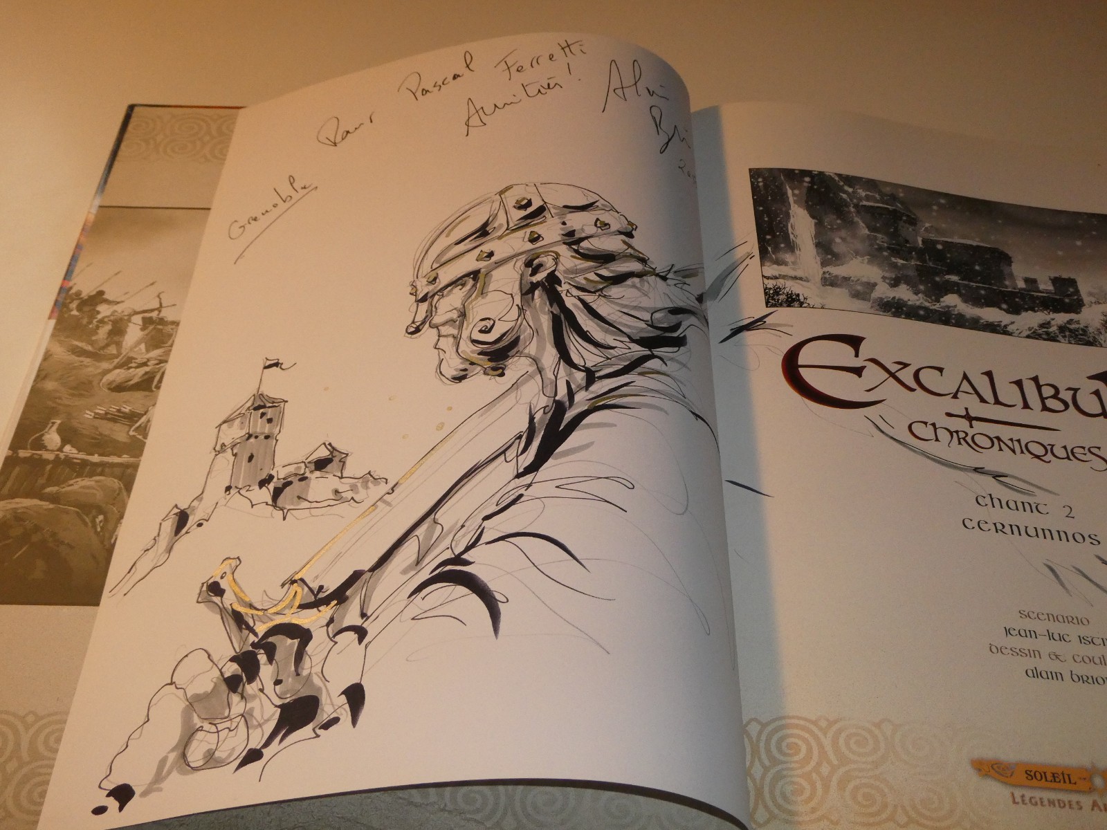 EO EXCALIBUR CHRONIQUES TOME 2 + DEDICACE / TBE