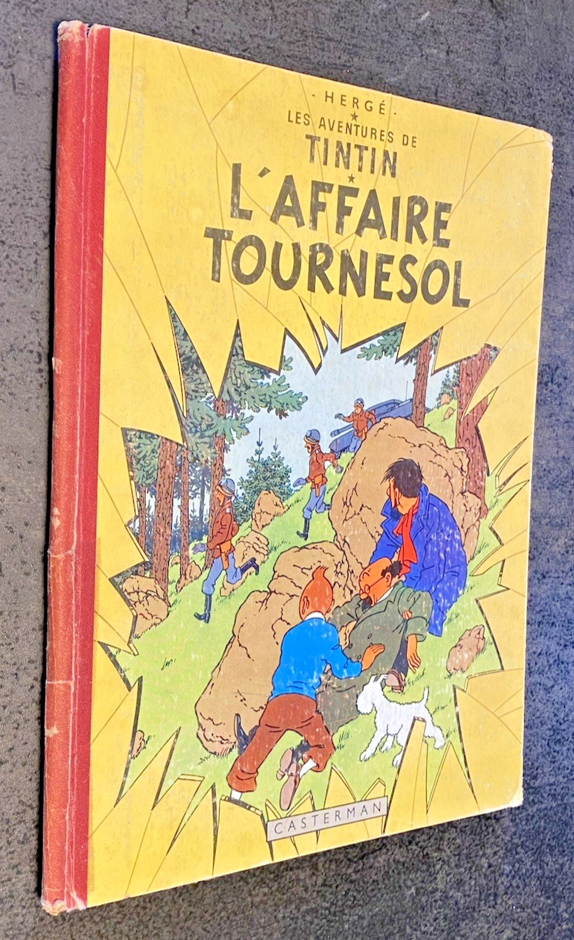 TINTIN : L'Affaire Tournesol EO Fr- N°2 Imp Danel - B19- 1956 - Cote BDM 1000 €