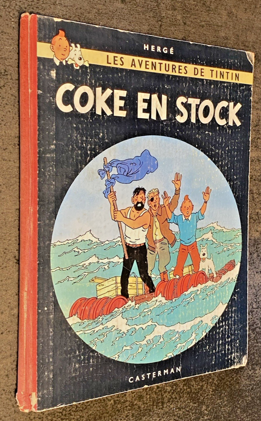 TINTIN : Coke en Stock - N°1  B24 - EO Franç 1958 - Imp Danel - Cote BDM 700 €