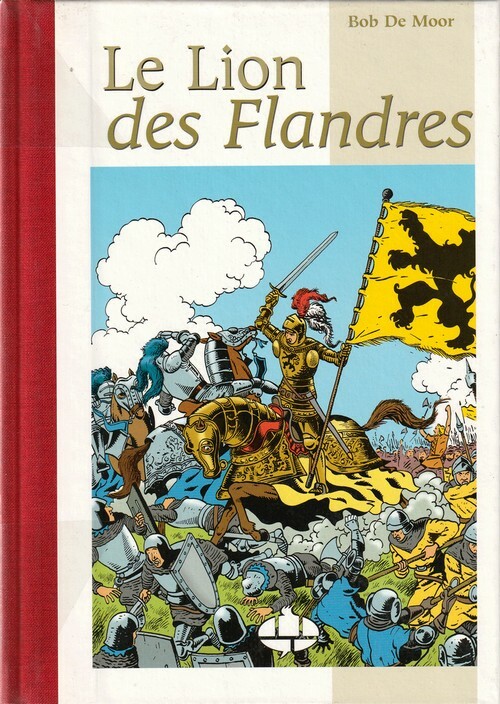 RARE EO N° LUXE 325 EXEMPLAIRES + TIMBRE BOB DE MOOR + BD : LE LION DES FLANDRES