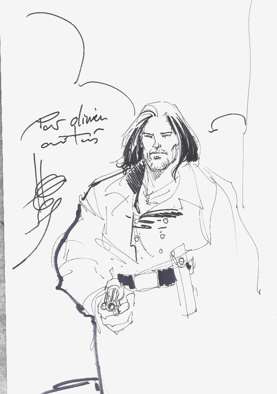 EO DIETER + HÉRENGUEL + 3  DESSINS ORIGINAUX INTÉGRALE EDWARD JOHN TRELAWNAY 