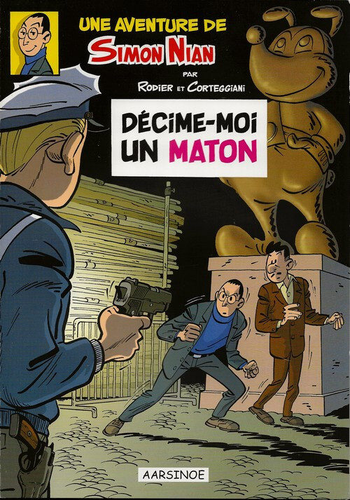EO RODIER + CORTEGGIANI BD N° + CARTE DE VISITE SIMON NIAM DÉCIME-MOI UN MATON !