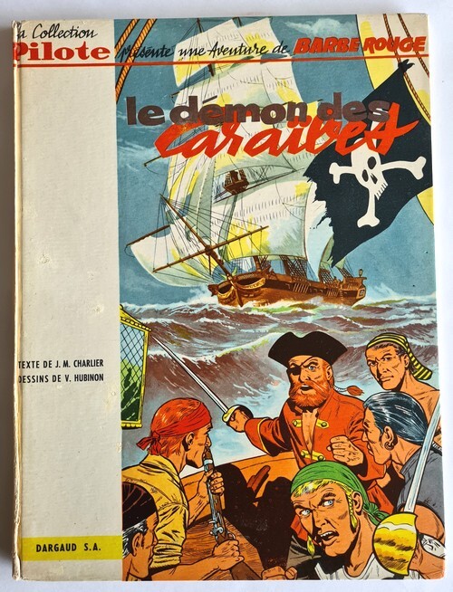 RARE EO COLLECTION PILOTE HUBINON + CHARLIER BARBE ROUGE : LE DÉMON DES CARAÏBES