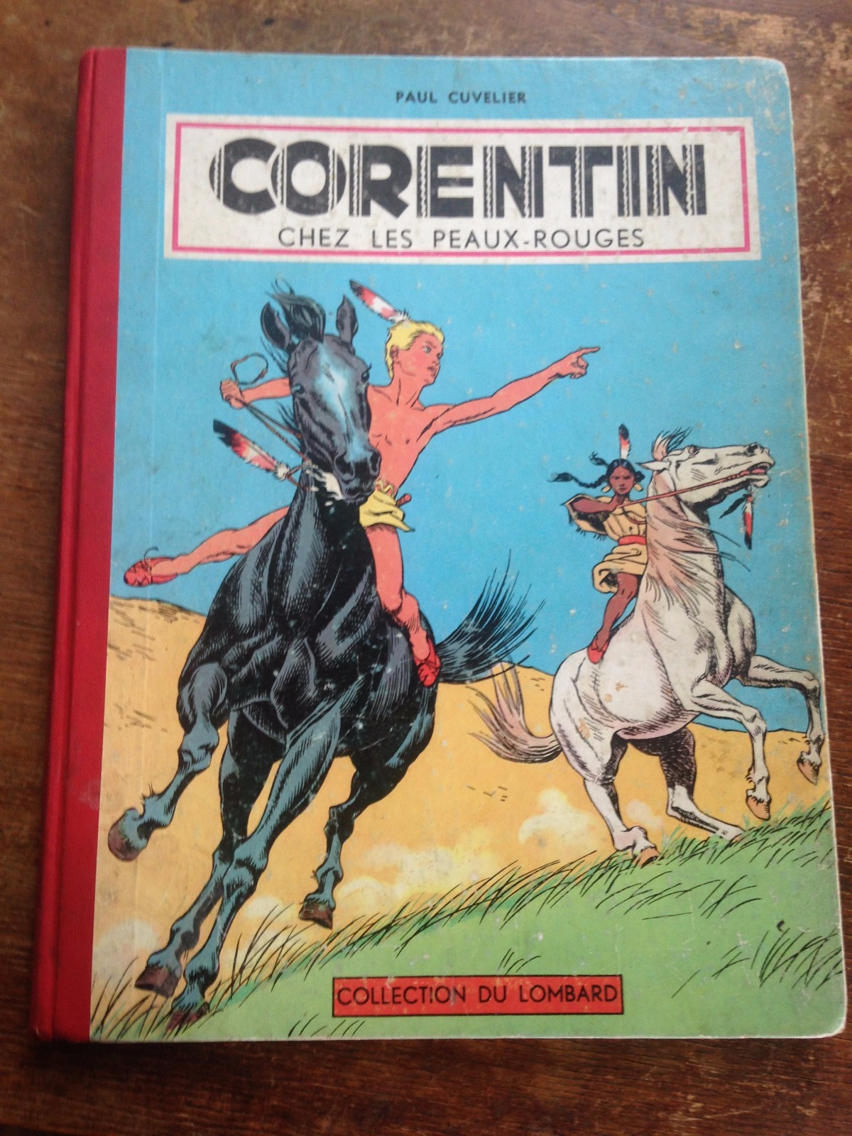corentin chez les peaux rouges EO (1956) avec points tintin côte BDM : + 200e