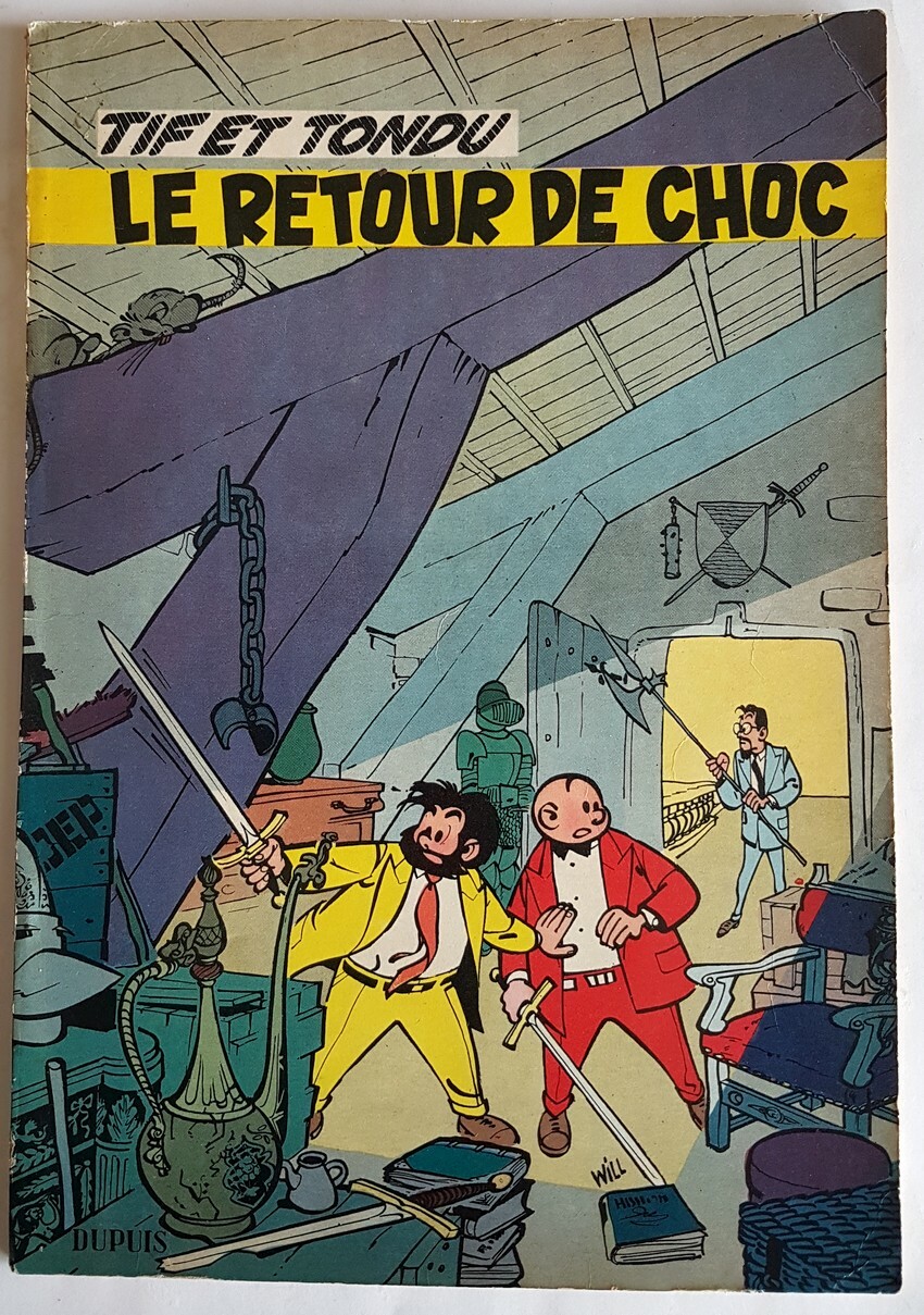 RARE EO BELGE 1958 WILL + ROSY + TIF ET TONDU : LE RETOUR DE CHOC