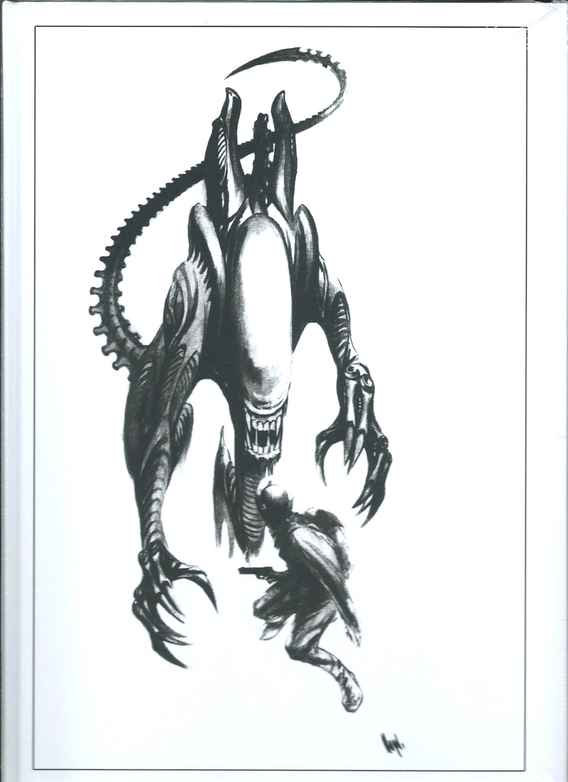 TRÈS RARE EO ÉPUISÉ TIRAGE RAW 250 EXEMPLAIRES DAVID LLOYD : ALIENS CORRIDOR