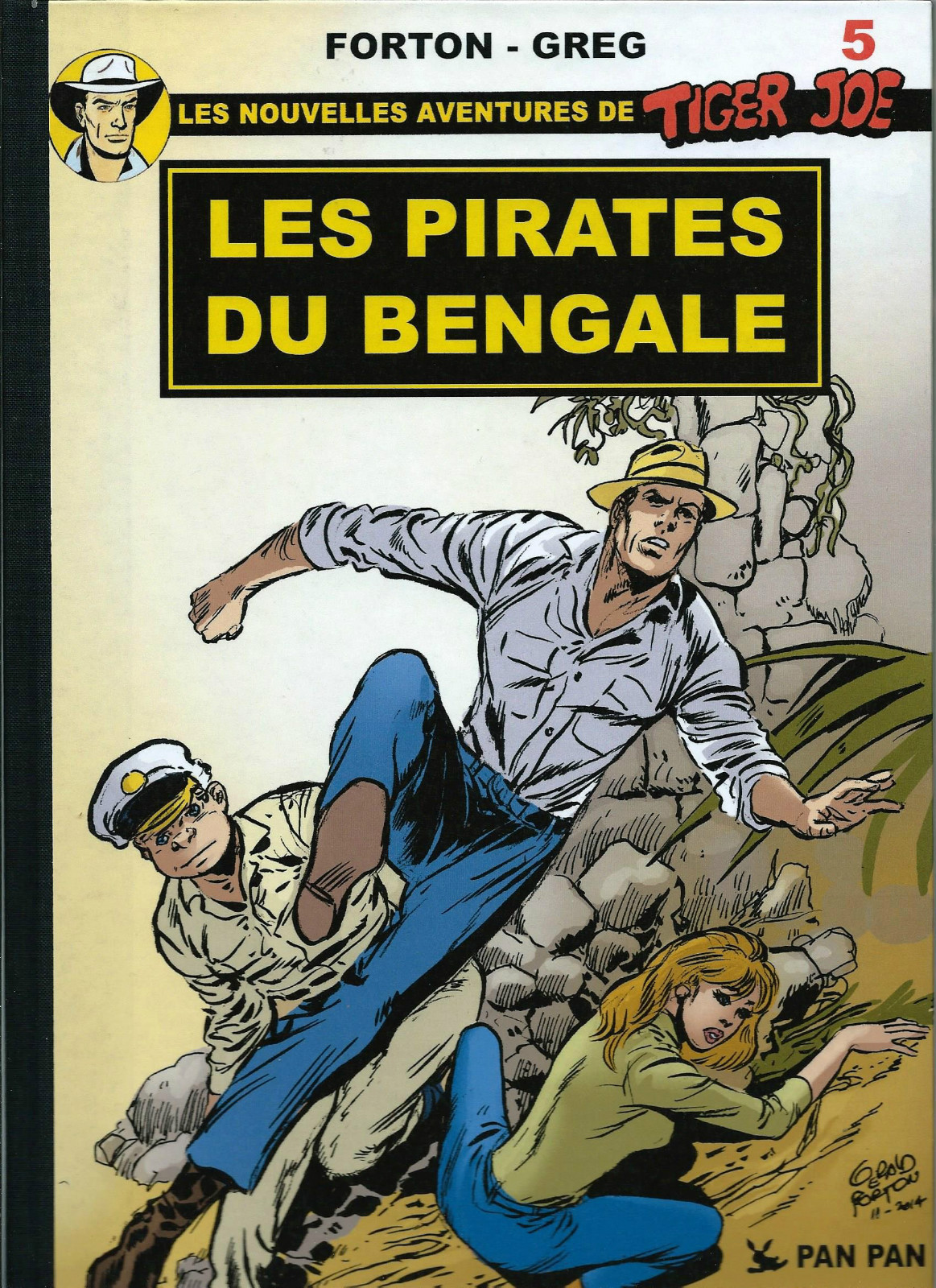EO N° TT EX LIBRIS GÉRALD FORTON + GREG TIGER JOE N° 5 : LES PIRATES DU BENGALE