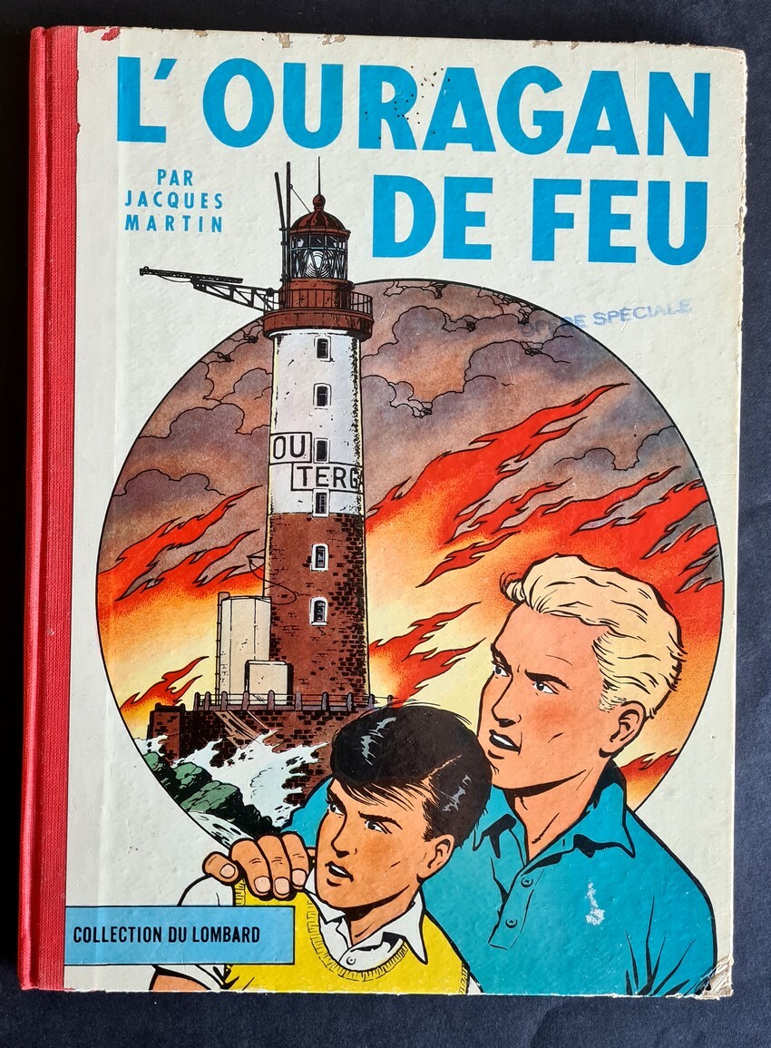 RARE EO 1961 COLLECTION DU LOMBARD / GUY LEFRANC, TOME 2 : L'OURAGAN DE FEU