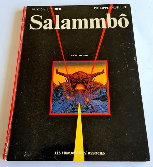 EO 1980 PHILIPPE DRUILLET + FLAUBERT + SUPERBE DESSIN ORIGINAL : SALAMMBÔ 
