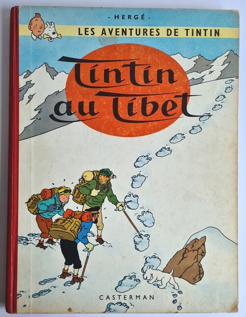 RARE EO 1960 avec PLAT B29 + TRÈS BEL ÉTAT + HERGÉ : TINTIN AU TIBET