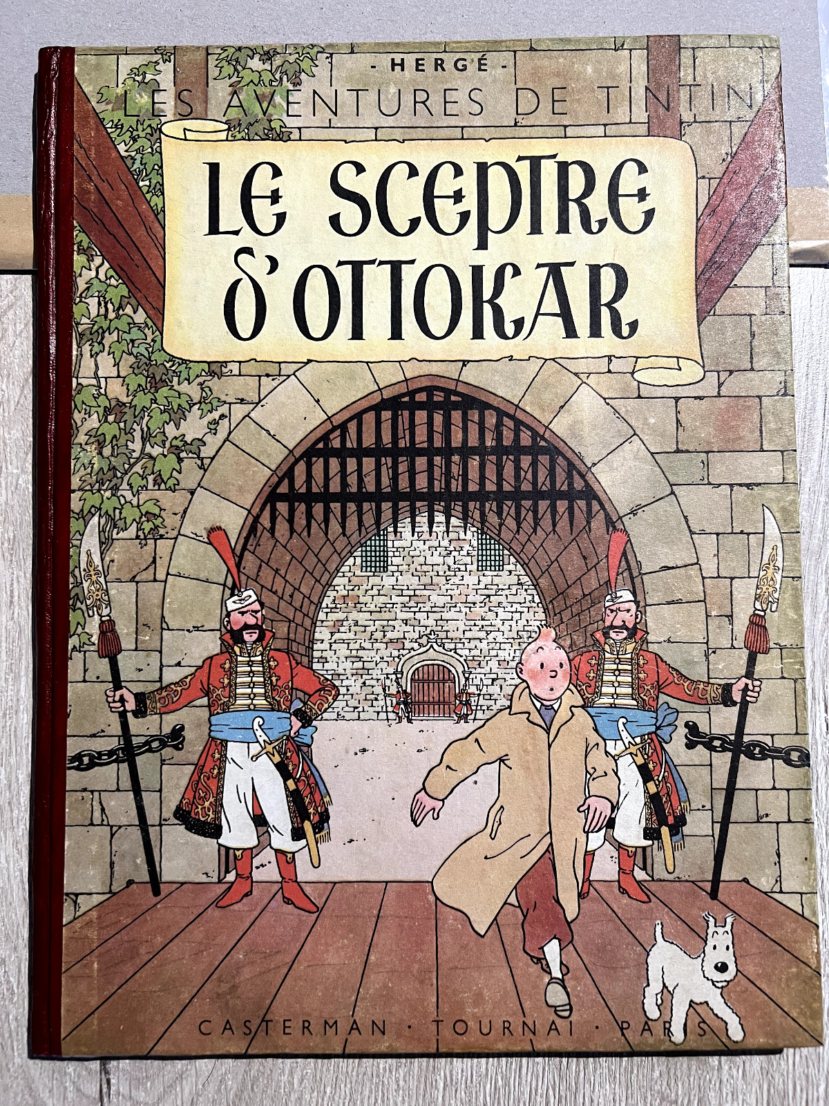 TINTIN LE SCEPTRE D'OTTOKAR EO COULEURS 1947 TTBE