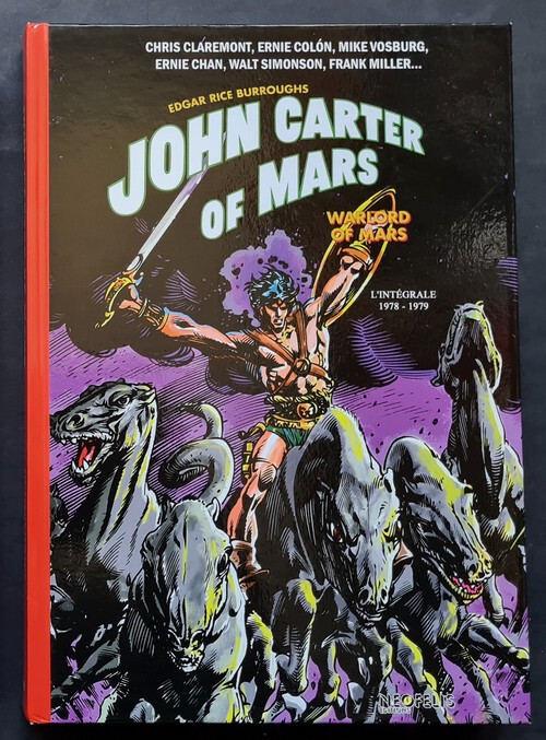 RARE EO BD ÉPUISÉE TIRAGE LIMITÉ INTÉGRALE JOHN CARTER OF MARS tome 2 1978-1979