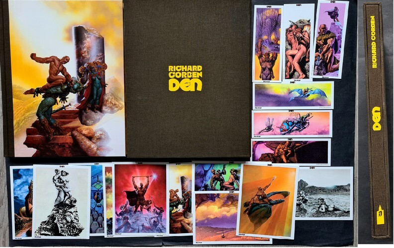 EO TIRAGE LUXE N° SOUS COFFRET + GOODIES + RICHARD CORBEN : DEN