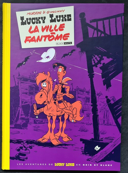 EO COLLECTOR REFUSÉE MORRIS & GOSCINNY LUCKY LUKE NOIR & BLANC  LA VILLE FANTÔME