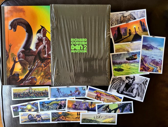 EO TIRAGE LUXE N° SOUS COFFRET + GOODIES + RICHARD CORBEN : DEN tome 2 MUVOMUM