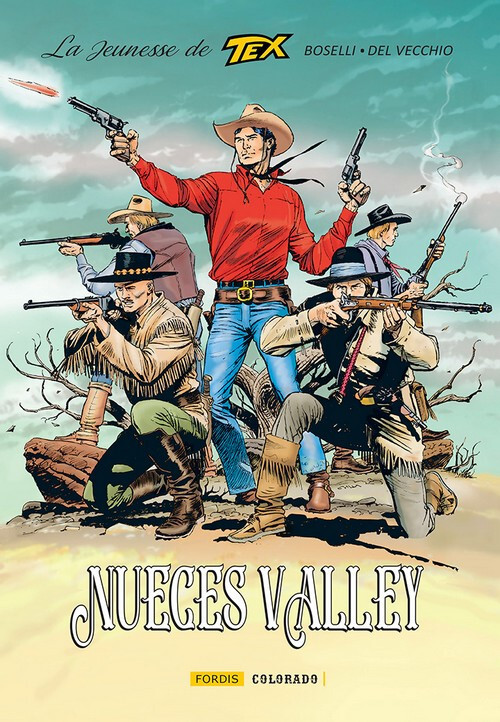 EO BOSELLI + DEL VECCHIO + JEUNESSE TEX WILLER 5 + DESSIN ORIGINAL NUECES VALLEY