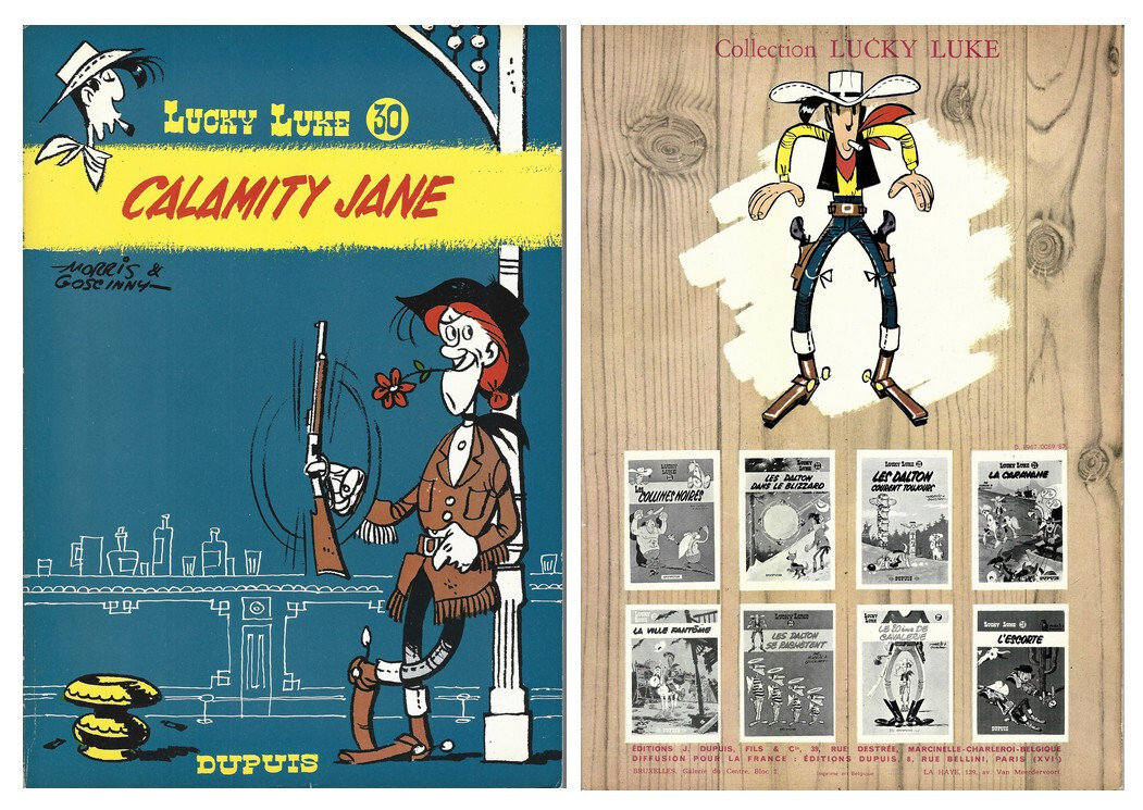 RARE EO 1967 LUCKY LUKE N° 30 MORRIS + GOSCINNY : CALAMITY JANE