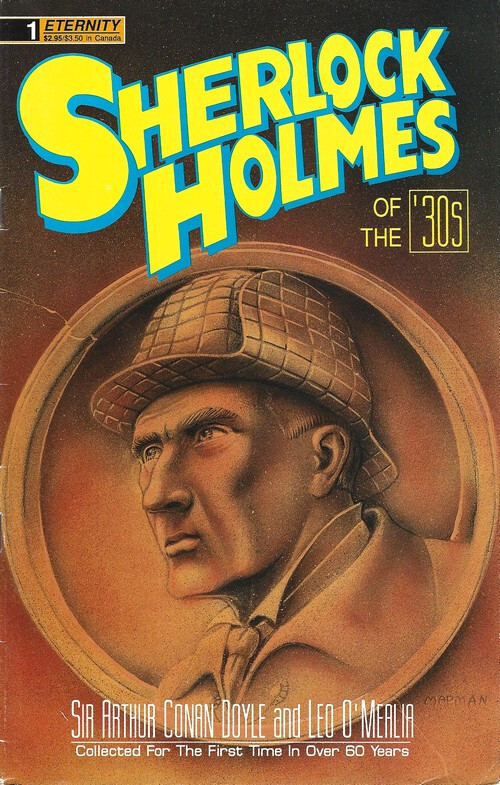 RARE EO 1990 ETERNITY COMICS PRESENTS SHERLOCK HOLMES OF THE '30s ( 7 COMICS )