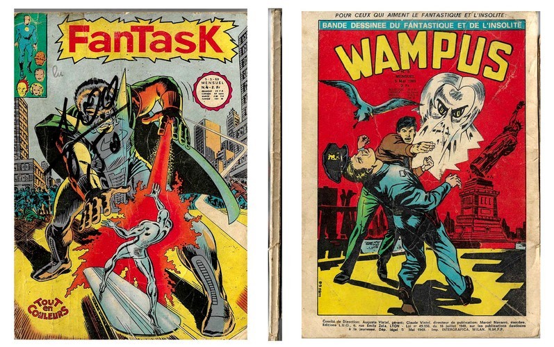 MARVEL + TRÈS RARE EO 1969 ÉTAT JUSTE CORRECT REVUE FANTASK N° 4 d'Août 1969