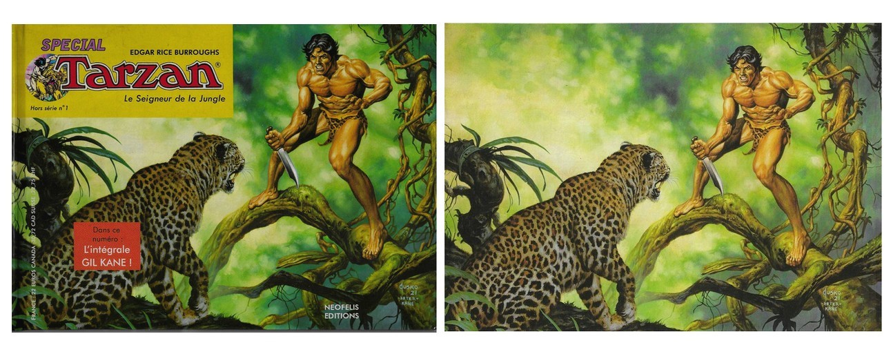 RARE N & B EO LIMITÉ N° + EX LIBRIS ARCHIE GOODWINN + GIL KANE INTÉGRALE TARZAN